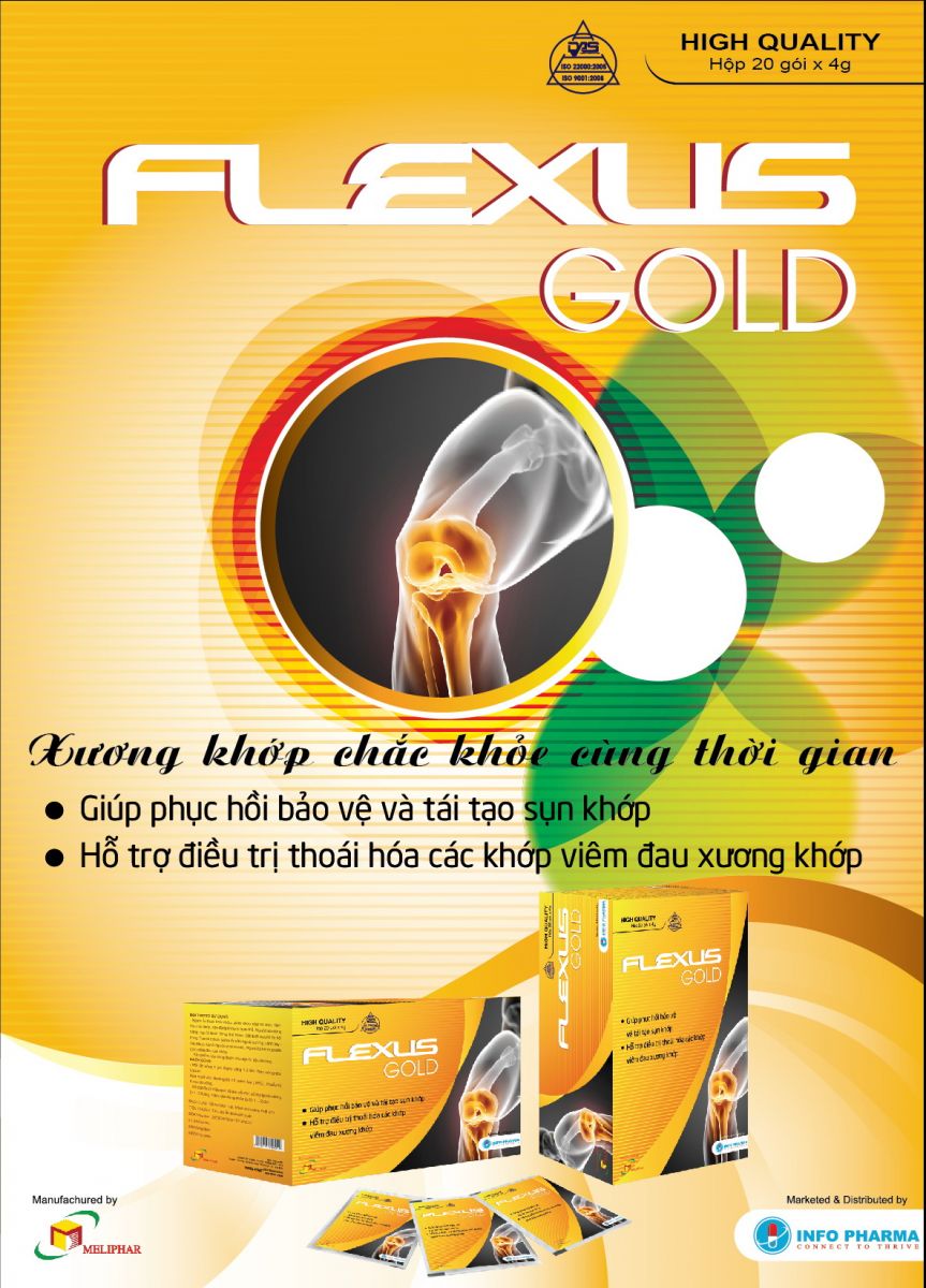 Flexus Gold - Giúp Phòng Ngừa Và Hỗ Trợ điều Trị Thoái Hóa, Tái Tạo Sụn 